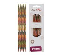 KnitPro Symfonie - Ferri a Doppia Punta 15 cm x 5,5 mm, Colore: Multicolore