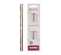 KnitPro Symfonie Ferri da Maglia, a 3 mm, Gancio Single Ended Uncinetto, Multicolore