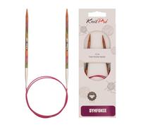 KnitPro Symfonie - Ferri da Maglia circolari e fissi in Legno, 60 cm 4.5mm