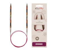 KnitPro Symfonie - Ferri da Maglia circolari, Multicolore, Dimensioni: 60 cm x 6 mm
