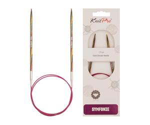 KnitPro Symfonie - Ferri da Maglia tubolari, Multicolore, Dimensioni: 150 cm x 3,75 mm