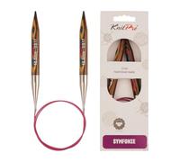 KnitPro Symfonie - Ferro Circolare con Punte in Legno, 12,0 mm, 100 cm