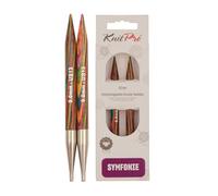 KnitPro Symfonie - Punte intercambiabili in Legno per Ferro Circolare (Non Incluso) 9.0 mm