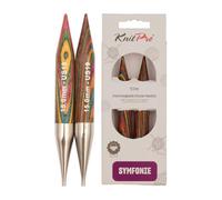 Knitpro Symfonie, Punte per Ferri da Maglia intercambiabili, in Legno, Multicolore, 15 mm