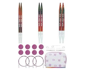 KnitPro Symfonie - Set di 2 ferri intercambiabili per principianti, 13 cm, 3 misure (da 4 mm a 6 mm)
