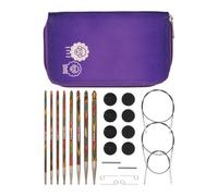 KnitPro Symfonie Set di uncinetti in legno tunisino afgano con cavi intercambiabili, (3,50, 4,00, 4,50, 5,00, 5,50, 6,00, 7,00 e 8,00 mm)