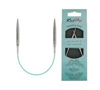 KNITPRO The Mindful Collection circolare fissa, 25 cm, ArgentoAlzavola, KP36050