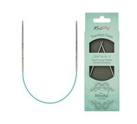 KNITPRO The Mindful Collection circolare fissa 25 cm, KP36039, colore: Argento