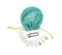 KnitPro The Mindful Collezione: Punto Marcatori: Chakra: Argento Placcato