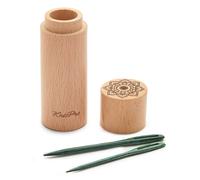 KnitPro The Mindful Collezione Verde Blu Rammendo Aghi IN Faggio Contenitore