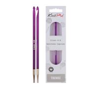 KnitPro Trendz: Uncinetto: Afgano/tunisino: Punta Singola: 5,00 mm, Viola, 5 mm