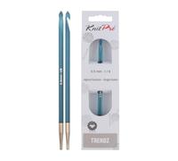 KnitPro Trendz: Uncinetto: Afgano/tunisino: Punta Singola: 5,50 mm, Turchese