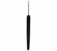 KnitPro Uncinetto in alluminio Softgrip 6.00mm nero - 3pz