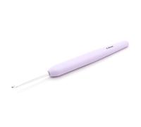 KnitPro Waves Uncinetti - Uncinetti da 3 mm, manici morbidi ed ergonomici, impugnatura in gomma morbida per mani artritiche, uncinetti leggeri e comodi per lavorare a maglia