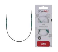 KnitPro Zing - Ferri circolari asimmetrici 10" (25 cm), 3,25 mm