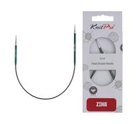KnitPro Zing - Ferri circolari asimmetrici 10" (25 cm), 3 mm