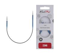 KnitPro Zing - Ferri circolari asimmetrici 10" (25 cm), 4 mm