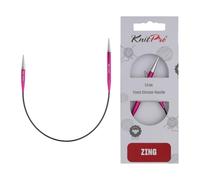 KnitPro K47060 - Ferri circolari in metallo, 25 cm/5 mm, colore: Rosa