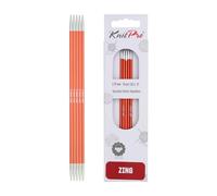 KnitPro Zing - Ferri da Maglia a Doppia Punta, 20 cm, 2,75 mm