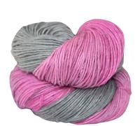 Knitsilk Filato in seta pettinata, 100% riciclato e tinto a mano, lussuoso e morbido, ideale per lavorare a maglia, uncinetto, artigianato, consistenza liscia e colori favolosi (100 g, 200 m, Denver))