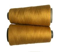 Knitsilk - Gomitolo di filato misto seta e viscosa, a 2 strati, 50 g/m², ideale per ricamo, infeltrimento ad ago, lavoro a maglia, artigianato (senape)