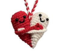Knitted Positive Doll Handmade Crochet Hug Woven DollWoven Positive Message