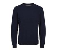 JACK & JONES Jjeatlas Knit Crew Neck Noos Pullover, Blu (Mood Indigo), S Uomo