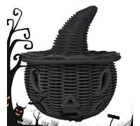 Knitted Pumpkin Decor, Halloween Crochet Pumpkin Statue, 1pc 12cm Soft Fabric Festive Ornament with Handmade Texture Design, Seasonal Table Decoration, Pumpkins Display Prop for Home Bedroom Party