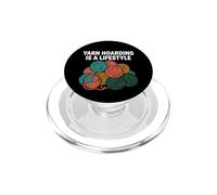 Knitter Crochet Yarn Hoarding Is A Lifestyle PopSockets PopGrip per MagSafe