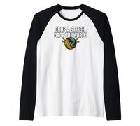 Knitter Humor Drop A Stitch Drop The World Maglia con Maniche Raglan