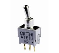 Knitter-Switch ATE 2D Interruttore a levetta 48 V DC/AC 0.05 A 2 x On / On Pe