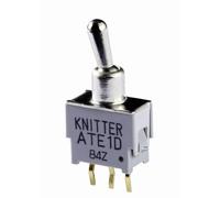 Knitter-Switch ATE 2G Interruttore a levetta 48 V DC/AC 0.05 A 2x (On) / Off
