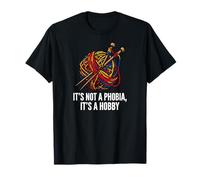 Knitter Yarn Crafter Not A Phobia It's A Hobby Maglietta