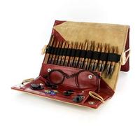 Knitter's Pride Ginger - Ferri da maglia circolari intercambiabili, set speciale a punta corta, include 13 paia di punte da 10,2 cm nelle taglie da US 3 a US 17