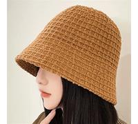 Knitting Bucket cap Female Basin cap Hundred And Show Face Small Hat Fisherman's cap Ear Protection M Hat