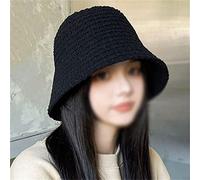 Knitting Bucket cap Female Basin cap Hundred And Show Face Small Hat Fisherman's cap Ear Protection M Hat