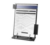 Knitting Chart Keeper - Adjustable Stand Accessory, Sturdy Metal Base, Professional Sewing Tool, Handsfree Reference | Efficient Crafting Assistant, For Patterns, Quilting, Designs, Hobbyists, Project