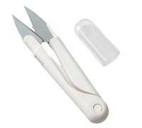 Knitting Craft Scissors - Stainless Steel Detail Trimming Tool, Compact Precision Shears With Safety Cover, Versatile Handcraft Accessory | Scrapbook Decoration Making, Fabric Thread Snipping Tasks