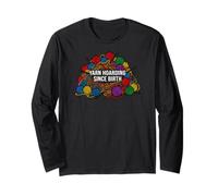 Knitting Crochet Yarn Hoarding Since Birth Crafter Maglia a Manica