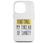 Knitting Funny Humor Craft Enthusiast Yarn Lover Citazione fai da te Custodia per iPhone 13 Pro