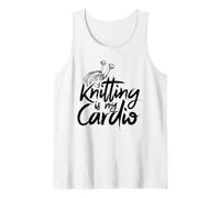 Knitting Is My Cardio Knit Knitter Hobby Canotta