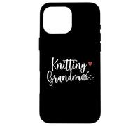 Knitting Lover Grandma Crocheting Women Custodia per iPhone 16 Pro Max