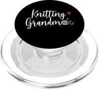 Knitting Lover Grandma Crocheting Women PopSockets PopGrip per MagSafe