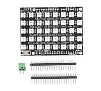 knitting machine Driver LED RGB WS2812B 5V 40Pcs 5050 LED RGB a Colori Ad Alta Luminosità, 2,09 X 2,72 Pollici, Kit Scheda di Sviluppo Luce RGB, Adatto per Hotel, KTV