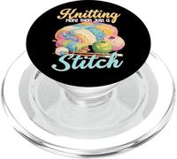 Knitting More Than Just a Stitch Knitters & Hobbyists PopSockets PopGrip per MagSafe