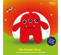 Knitty Critter - Kit per uncinetto Cosmic Crew - Luna (rosso)
