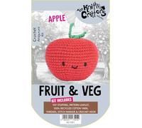 KNITTY CRITTERS Hello Crafts - Kit per uncinetto a forma di mela