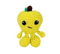 KNITTY CRITTERS Hello Crafts - Testine di frutta e verdura - Parmigiana melanzana - Kit uncinetto