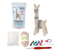 KNITTY CRITTERS - Kit uncinetto Pouch Pals - Lawrence il lama