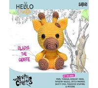 Knitty Critters Safari Gladys The Giraffe Kit Crochet Amigurumi Fai Da Te CC032